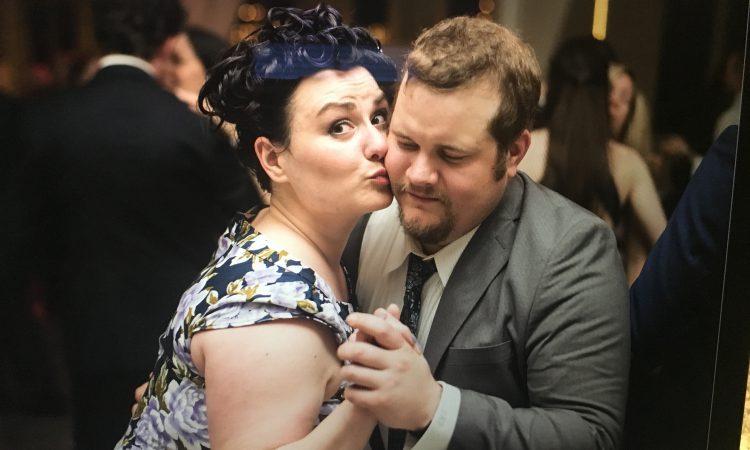 A slow dance at the Stram Wedding