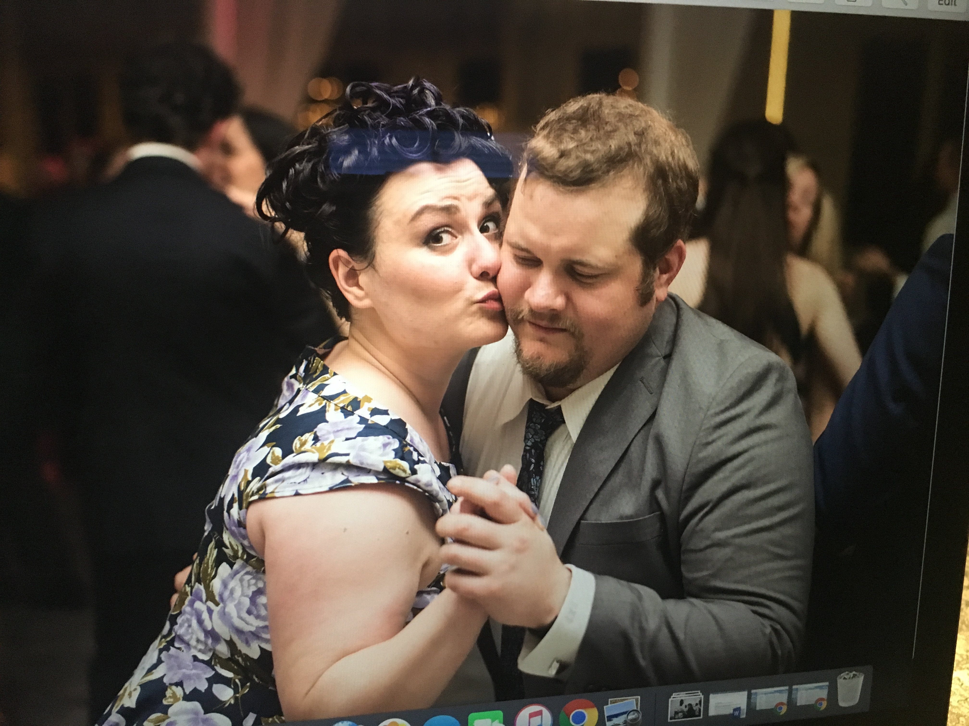 A slow dance at the Stram Wedding